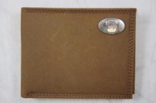 ZEP PRO North Carolina State Crazy Horse Leather bifold Wallet Tin Gift Box