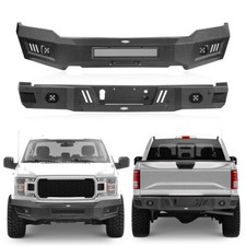 Fit F-150 2018 2019 2020 Heavy Duty Steel Front Bumper Or Rear Bumper Replaced Fit F-150 2018 2019 2020 Heavy Duty Steel Front Bumper Or Rear Bumper Replaced