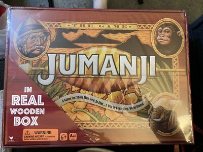 JUMANJI Board Game in Real Wooden Box 2019 New 