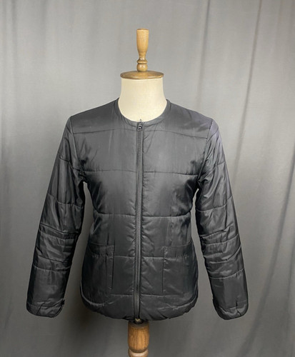 Our Legacy, Our Legacy Vintage Men's Black Collarless Quilted Jacket Size 46