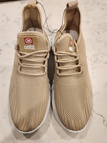 NWT Marco Ecko Unltd SIZE 9.5 Running Shoes Beige Taupe Athletic Walking Men's - Picture 2 of 6