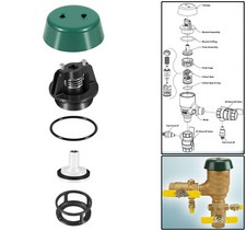 4A00507 1" Float and Bonnet Complete Top Half Repair Kit For 4A Series Devices
