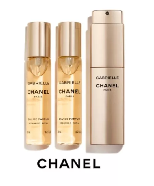 Chanel No. 5 By Chanel Eau De Parfum Spray Refillable Includes 1 Purse Spray  And 2 Refills 3 X.07 Oz 