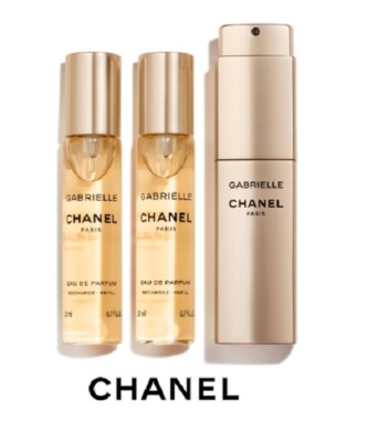 ガブリエル シャネル オードゥ パルファム トラベルスプレイ Chanel GABRIELLE Twist & Purse Spray Travel Set EDP 3 x 0.7OZ 3 x