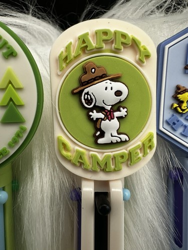 SET OF 4-Peanuts Snoopy Gel Pen 6 Ink C/E. Beagle Scout~Happy~Hiking~Leading~NEW - Picture 4 of 13