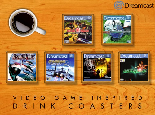 DRINKS COASTERS - Sega Dreamcast Collection - Shenmue Sonic and MORE - Picture 8 of 62