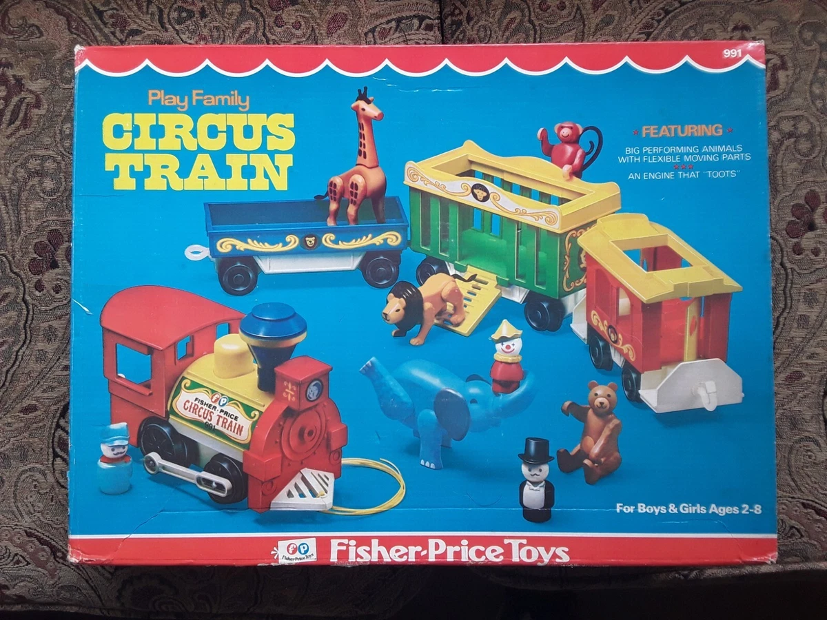 Fisher price circus train 1973 hotsell