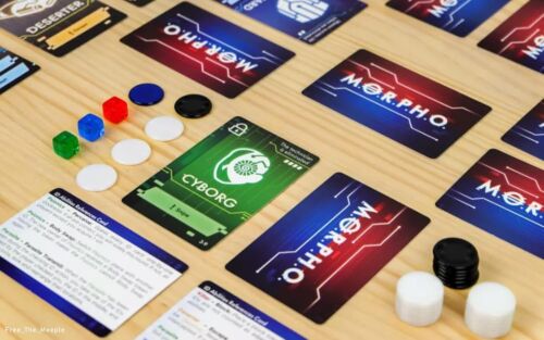 Morpho M.O.R.P.H.O. Strategie Kartenspiel Double Identities 3-9 Spieler Brettspiel - Bild 3 von 6