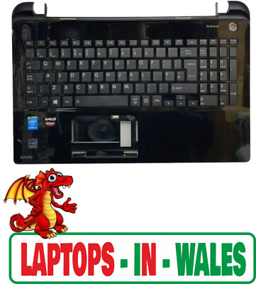 OOS KEINE RISSE oder SPLIT TOSHIBA SATELLITE L50-B SCHWARZ HANDAUFLAGE UK TASTATUR
