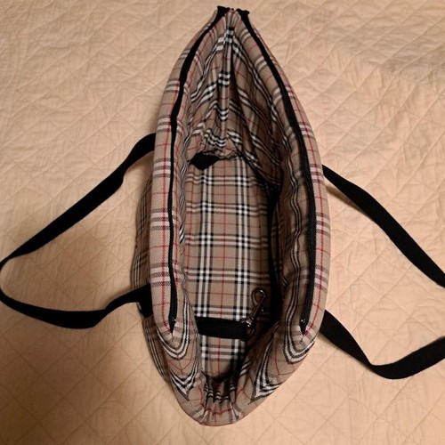 NEW Burberry Nova Check Dog Carrier Pet Carrier Dog Carry Pet Carry Used F/S - Picture 4 of 6