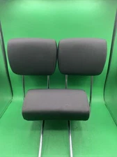 2014 Hyundai Santa Fe Second Row Head Rest Set Black Clothe Oem CLEAN