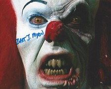 BART MIXON SPECIAL EFFECTS MAKE-UP ARTIST SIGNED 'IT' PENNYWISE 8X10 PHOTO G COA