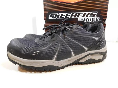 Skechers Azbar Composite Toe Work Safety Shoes Men's size 12 M Black