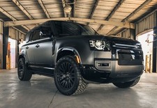 20 RIMS LAND ROVER DEFENDER WHEELS  130 110  Iconisus 20x9.5 satin BLACK wow!