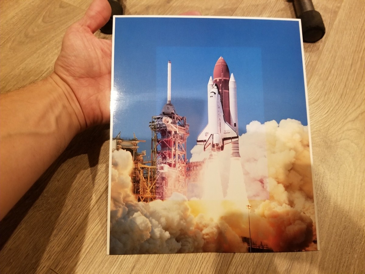 コレクション NASA SPACE COLLECTION Photo 8 × 9.5 Nasa Space Collection Challenger Shuttle Glossy Photo By