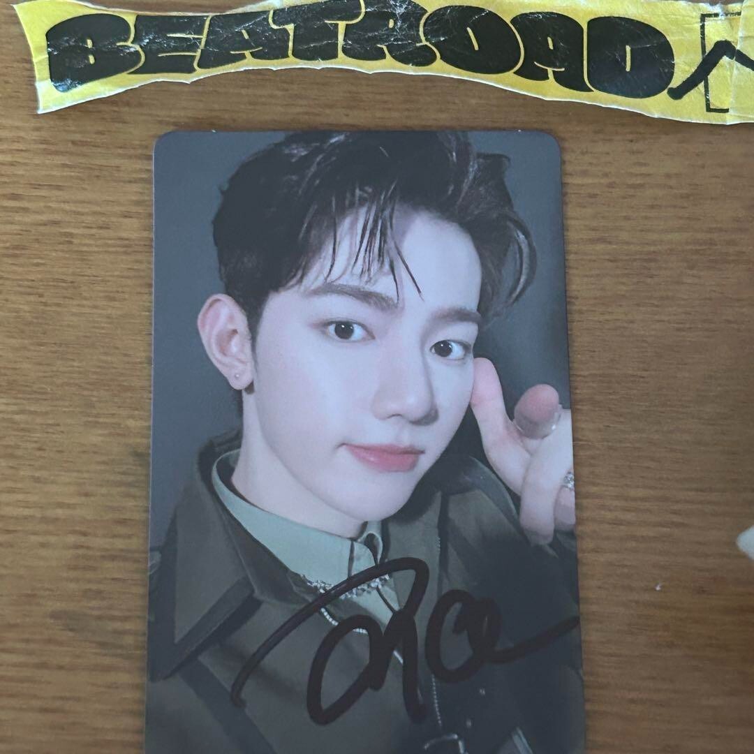 ZEROSE ZONE ゼロズゾーン ジャンハオ ZHANGHAOサイン トレカ zerobaseone zhanghao Autographed Photo card autograph session SIGN
