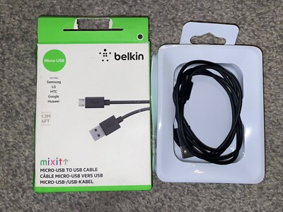 Belkin 4 FT MIXIT Micro USB to USB Cable Black