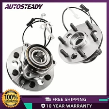4WD Front Wheel Bearing Hubs Pair for Chevy K1500 K2500 Tahoe GMC Yukon Escalade