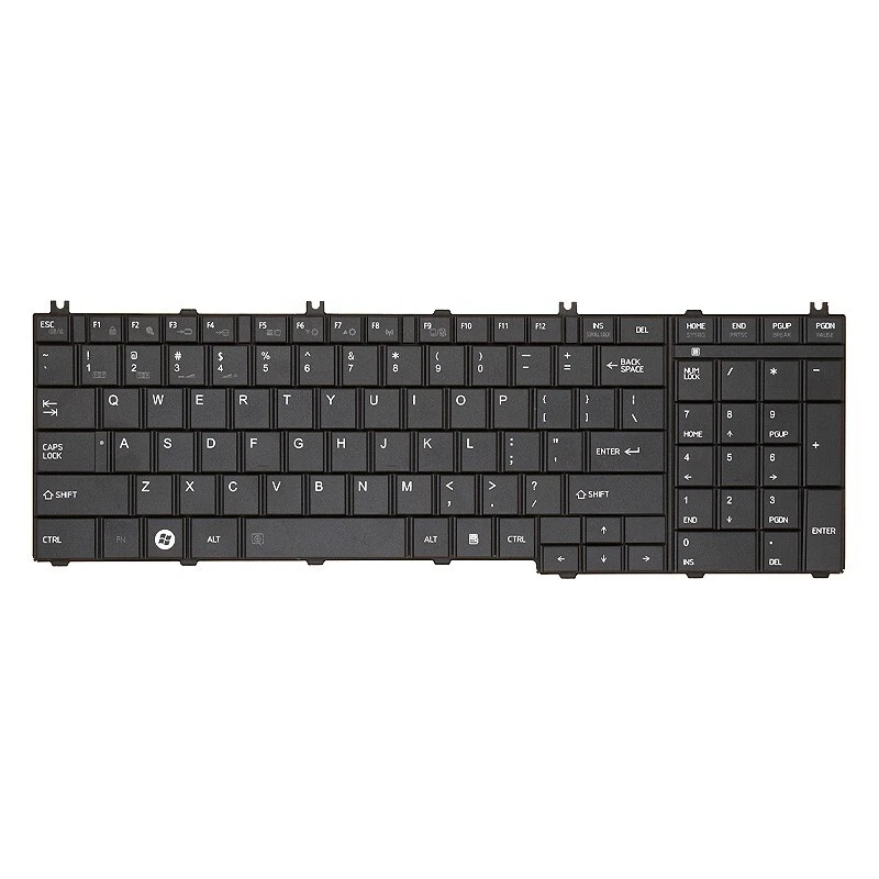 Novo Teclado Preto para Notebook Toshiba Satellite L775 L775D L750 L755 - Imagem 2 de 4