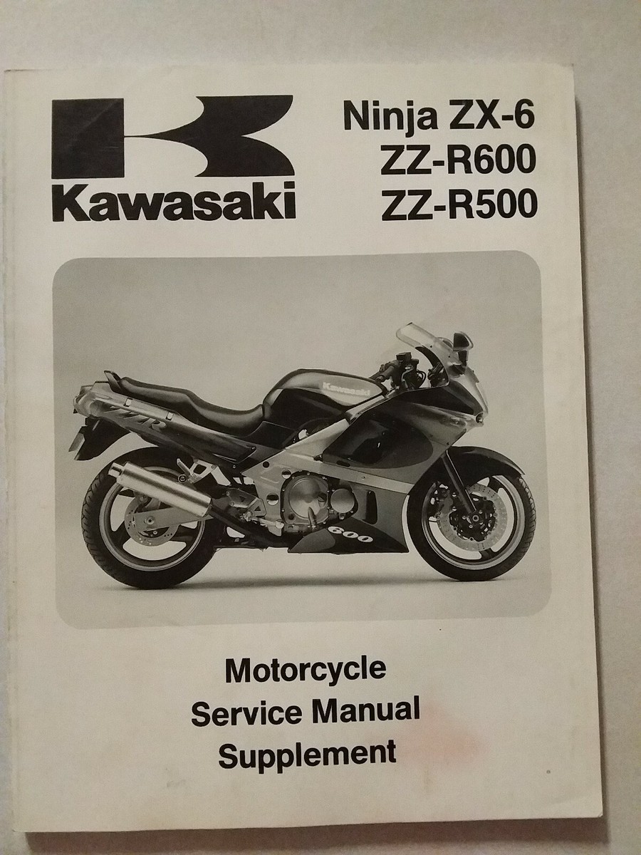 Kawasaki Ninja ZX-6/ZZ-R600/ZZ-R500 1993 Motorcycle Sevice Manual