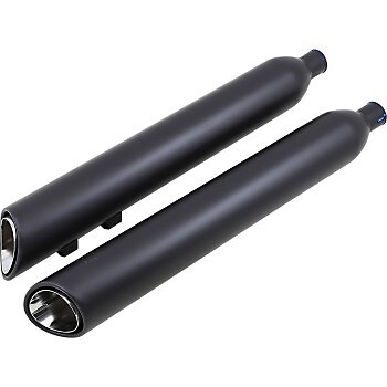 Cobra 6303RB Black 909 Twins Slip-On Mufflers for 09-23 Tri Glide