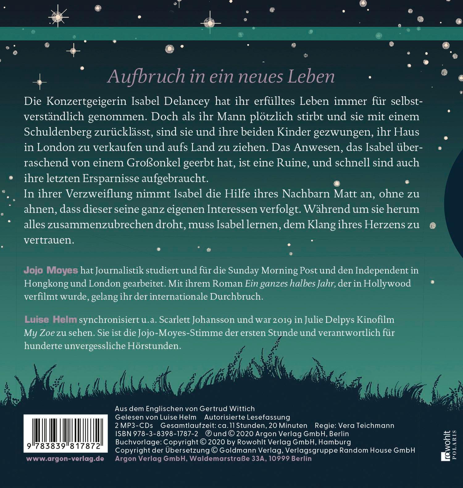 Thumbnail - Der Klang Des Herzens | Jojo Moyes | Mp3 | 2 | Deutsch | 2020 | Argon