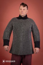 Burgschneider - Chainmail Haubergeon Roundring Riveted 10mm Aluminium