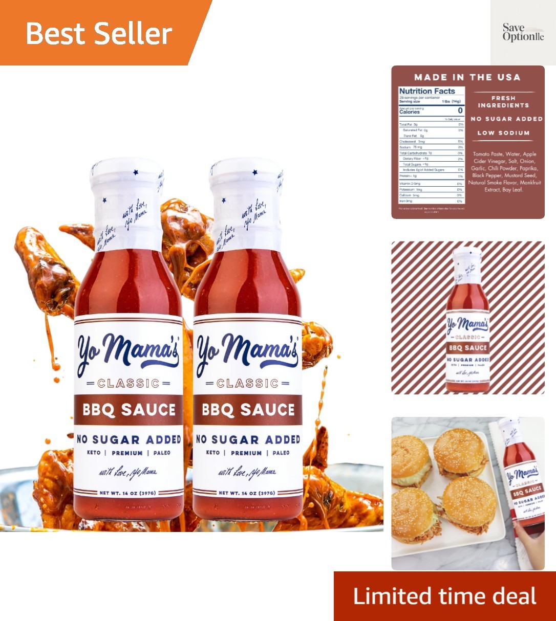 &ndash; Pack Of 2 - , No Sugar Added, Low C...