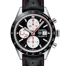 TAG Heuer Carrera Calibre 16 Chronograph CV201AP.FC6429 - 41mm Red Black - £6100