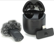 JBL Wireless Microphone Kit USB-C Receiver, Charging Case, Wind Muff