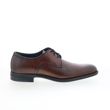 Johnston  Murphy 24-6324 Mens Brown Oxfords  Lace Ups Plain Toe Shoes