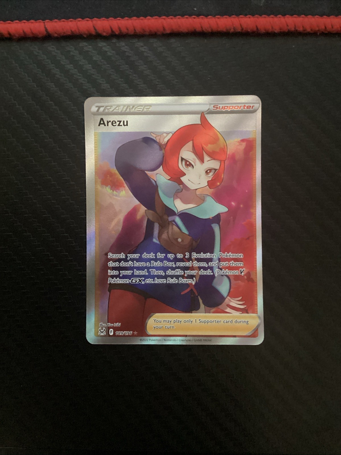 Arezu (Full Art) 189/196 SWSH11: Lost Origin Holo Ultra Rare NM