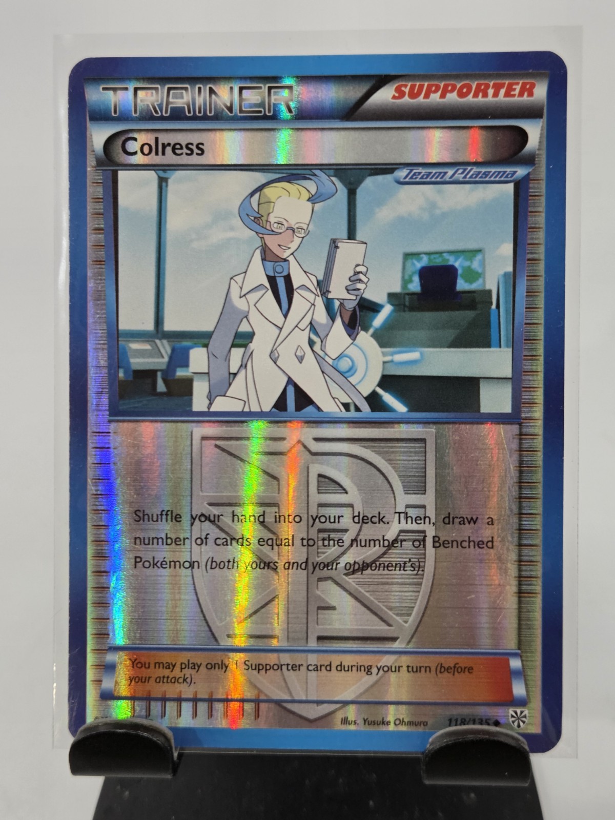 Colress Team Plasma 118/135 Reverse Holo Pokémon Plasma Storm 2017