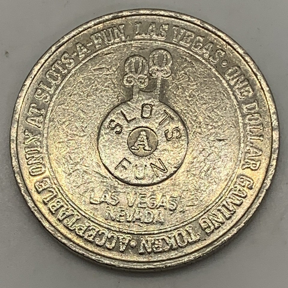 Slots-A-Fun Casino $1 Slot Gaming Token - Las Vegas Nevada 1989 | eBay