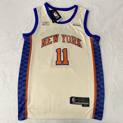 Jalen Brunson #11 Beige jersey. Sewn version. Fan jersey. Finals edition. S-2XL