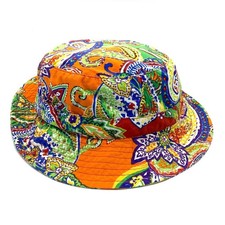 Polo By Ralph Lauren PAISLEY BUCKET HAT Multi Size S m Used