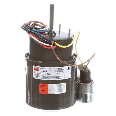 HVAC Motor, Totally Enclosed Fan-Cooled, 1/8 , 3,000 Nameplate RPM, 1 Speed,