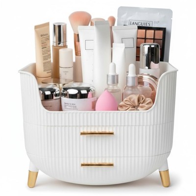 Makeup Organizer with Drawers, Skincare Storage Box for Vanity, Multiple Comp...