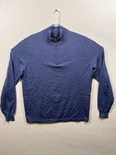 Nordstrom Tech Smart Mens size L Blue 1/4 Zip Pullover sweater