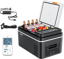 Smart Portable Car Refrigerator -4 F to 68 F, 23 QT Freezer with APP Control