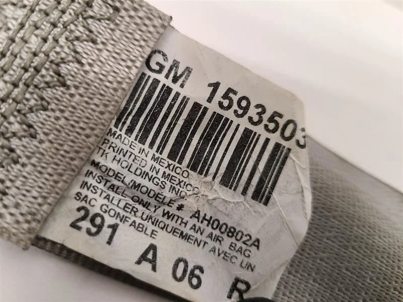 06-09 BUICK LUCERNE RH Right Seat Belt Front Bucket Passenger Retractor  - Image 4 of 4