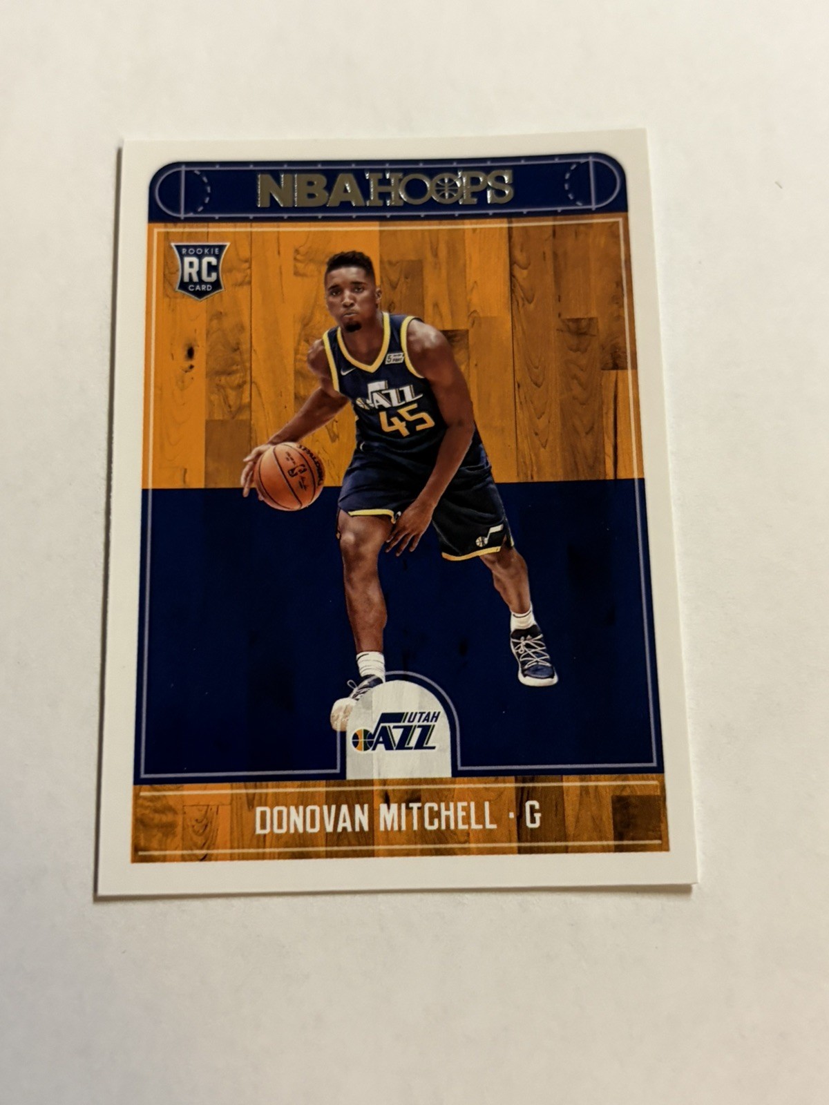 2017-18 Panini NBA Hoops Basketball #263 Donovan Mitchell Rookie RC Cavs