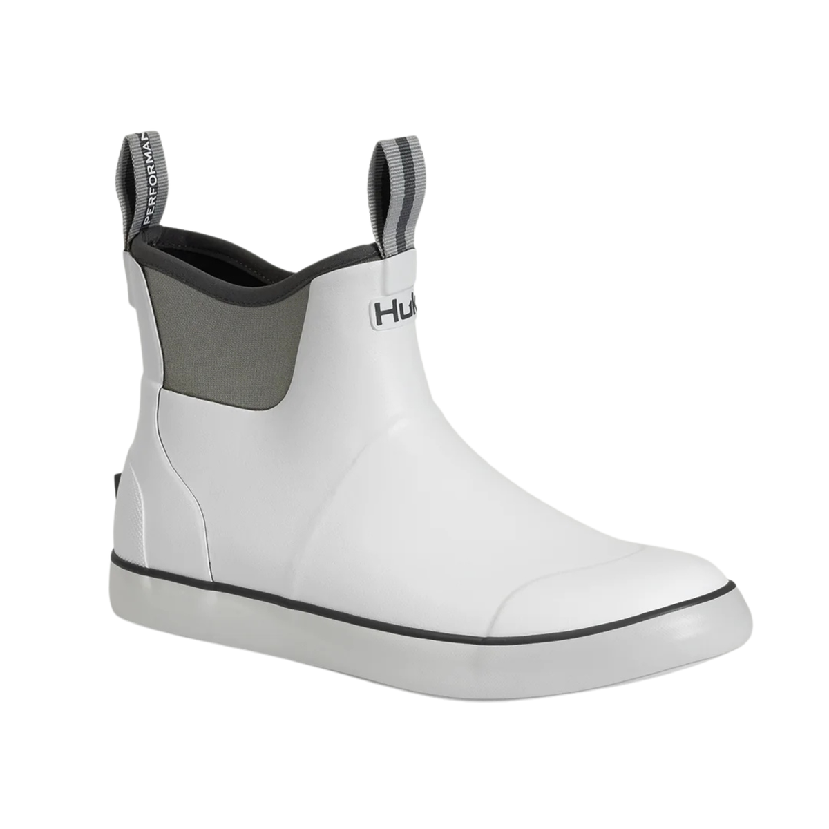 Men Huk Navy Slip-On Deck Boots with White Soles Navy Men main image 2