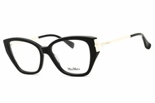 NEW Max Mara MM5117 001 Shiny Black 55mm Eyeglasses