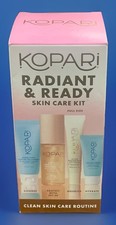 Kopari Radiant Ready Skin Care Kit Sunscreen, Cleanser, Cream  Lip Balm 4 Piece
