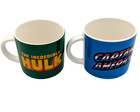 Loot Crate Marvel Stacking Ceramic Mug Set Brand New Hulk & Captain America — photo 2
