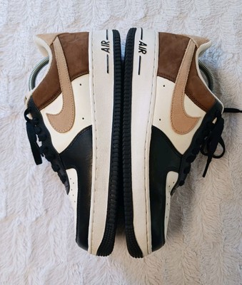 Nike Air Force 1 '07 Low Mocha Cacao Wow Hemp Sail Black FB3355-200 Men's Sz 8.5