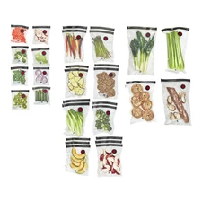 SALE!!! 30-Pc Vacuum Food Storage Bag Set S/M/L–BPA-Free Plastic with Pump - NEW