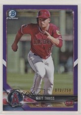 2018 Bowman Draft Chrome Purple Refractor 73/250 Matt Thaiss #BDC-166 1u6