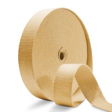 Cotton Webbing 1 Inch 12 Yards Khaki Cotton Webbing Straps for Bags Handles, ...
